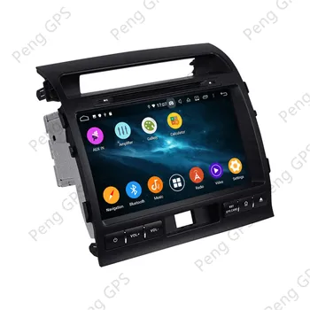 Bil Radio Skärmen För Toyota Land Cruiser 2008-2012 GPS-Navigering Diktafonen Headunit Multimedia Player för Android-9 DSP 4+64G