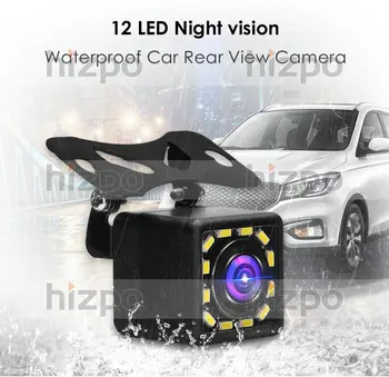 Bilen backkamera Universal Backup Parkering Kamera 12 LED mörkerseende Vattentät 170 Vidvinkel HD Color Image för alla bilar