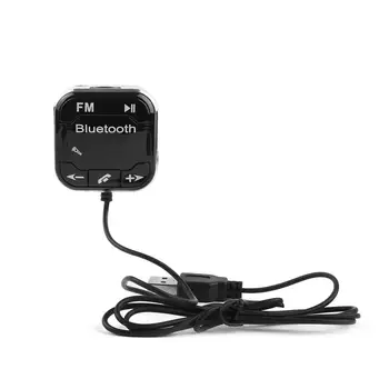 Bilens FM-Sändare Magnetiska Bluetooth-Kit Magnet Auto Kit Wireless SD-AUX-LCD-Handsfree MP3-USB-Adapter Med Mikrofon Dual är en Laddare