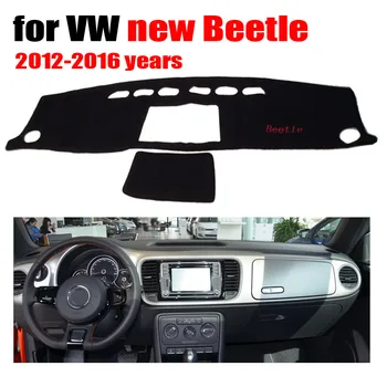 Bilens instrumentbräda täcker för VOLKSWAGEN VW New Beetle 2012-2016 Låg konfiguration Left hand drive dashmat dash pad tillbehör