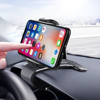 Biltelefon Hållare Universal GPS-Navigering Instrumentpanelen Mobiltelefon Klipp HUD Design Navigering Montera i Bil Nummer Hållare