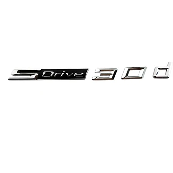 Biltillbehör Bränsle förskjutning ABS bil klistermärke För BMW X1 X2 X3 X4 X5 X6 Sdrive 25d 28d 30d 35d 40d 50d bil klistermärken styling