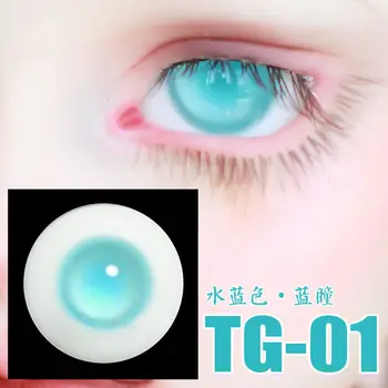 BJD-docka ögon blå puple ögon av glas 14mm 16mm ögon TG-01 för 1/6 1/4 1/3 BJD SD Farbror docka docka tillbehör ögon av glas