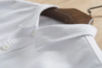 Bomull och linne varumärke shirt män långärmad hösten och sommaren shirts för män mode avslappnad vita skjortor manliga chemise camisa