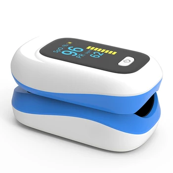 BOXYM Nya Finger Pulse Oximeter Blod SPO2 Syre hjärtfrekvens Saturation Meter OLED-Bärbar Oximetro de dedo Saturometro Övervaka