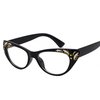 Brand Design Katt Ögon solglasögon Kvinnor Mode Snidad Ram Ocean Lins Solglasögon Lutning Glasögon UV400