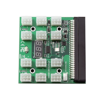 Breakout Board-Adapter för Server Strömförsörjning för HP 1200W 750W PSU GPU Mining kraftförsörjning Server Adapter Breakout Board