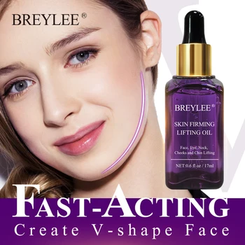 BREYLEE Anti-Aging Eterisk Olja Snabb Bekräftelse att Lyfta Face Serum tar Bort Rynkor Skapa en V-form Facial Skin Care