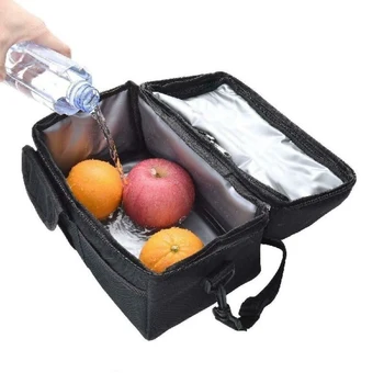 Bärbar Picknick Väskor Förtjockad Dubbla Lager Lunch Bag Bröstmjölk Bevarande Väska För Förvaring Av Livsmedel Ice Pack Isolerad Lunch Väska