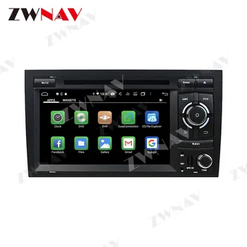 Carplay Android-10 pekskärm Bil-multimedia spelare för Audi A4 2002-2008 bil gps navigation Auto Radio Audio stereo head unit