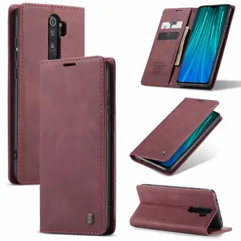 CaseMe Mjuk PU Läder-Kort Ficka Plånbok Fallet för Xiaomi Mi Note10 CC9Pro Redmi K20 Plånbok Fall Kickstand Magnetiska Telefonen Fall