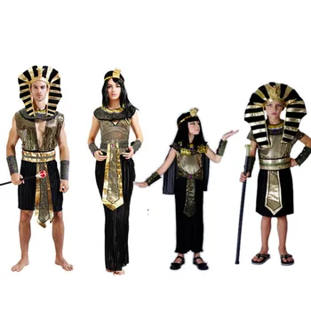 Cleopatra sexiga gammal egyptisk farao kostym kläder klänningar barn flickor pojkar barn barn kostymer kvinnor män vuxen hona