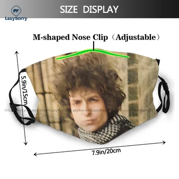 Cool Design Andas Lätt Blonde On Blonde Av Bob Dylan Face Mask Rolig Vuxna Polyester Facial Mun Mask Med Filter