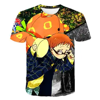 Coola Pojkar Anime Sju dödssynderna T-Shirt Japansk Anime Nanatsu ingen Taizai T-Shirt Bekväma 3D-Print Tee shirt Camiseta
