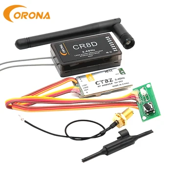 Corona 2,4 Ghz-DIY-Modul CT8Z (pri dsss) med Mottagare C8RD eller CR4D Konvertera Transmiter Till 2,4 Ghz System