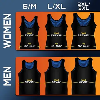 CXZD Svett Shaper Vest för Män Kvinnor slimmerbelt Magen Vest Kropp Shaper fettförbränning Shaperwear Midja Tränare Korsett