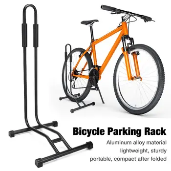 Cykel Golvet Typ Parkering Rack L-form Reparation Stå för Mountain Road Cykel Inomhus Utomhus Nook Garage Lagring