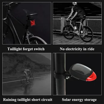 Cykel Verktyg Cykel Lampor Induktion Svans Ljus Cykel Cykel Varningslampan Magnetiska Kraften Att Generera Bakljus