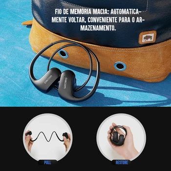 DACOM L05 basljud Sport Bluetooth-Headset Trådlösa Hörlurar IPX7 Vattentät Trådlös Stereo Headset för iPhone Xiaomi Huawei