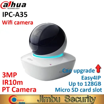Dahua 3MP wi-fi trådlöst lan Easy4ip IP-PT Kamera IPC-A35 IR10m inomhus babyvakt med Micro SD-kort på upp till 128GB COMS cctv kamera