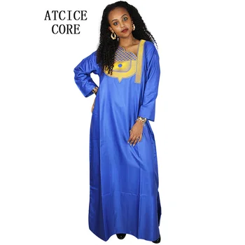 Dashiki klä afrikanska broderi design klänning long dress utan halsduk afrikanska klänningar för kvinnan DP208#