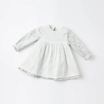 DBZ17116 dave bella våren flicka är söt blommig klänning barn mode party dress barn spädbarn lolita kläder