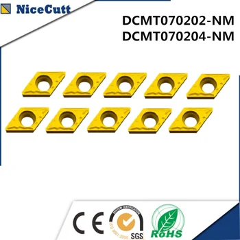 DCMT070204 hårdmetallskär Invändig Svarvning verktyg metall Svarv-Verktyg för CNC-verktyg Hård Legering vrida sätt DCMT ping Nicecutt