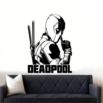 Deadpool Marvel Superhjälte Barn Dekal Wall Art Dekal Dekal