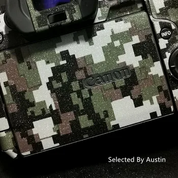 Dekal Huden För Canon EOS R EOS RP Kamera Huden Dekal Beskyddare Kamouflage Anti-scratch Päls Wrap Omslag Fall
