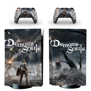 Demon ' s Souls PS5 Standard Disc Edition Huden Dekal Dekal Täcka för PlayStation 5 Konsolen & Controller PS5 Huden Vinyl Dekal