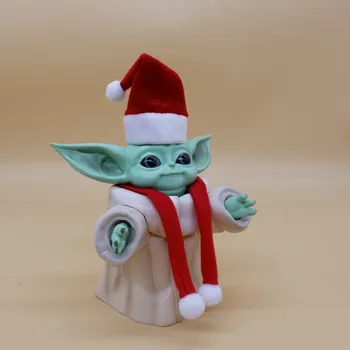Disney anime figurer Star Wars Mandalor Baby Yoda Julklapp eller födelsedagspresent av Leksaker för Barn Youda smycken