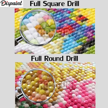 Dispaint Full Square/Runda Borra 5D DIY Diamond Målning 