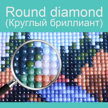 DIY-5D Diamond Målning Korsstygn Tiger Diamant Broderier Full Omgång Borra Mosaik Strass Art Wall heminredning Eller
