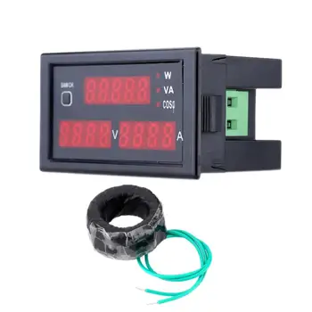 DL69-2048 Digital Multi-funktion Meter Voltmeter Amperemeter Hög Precision Stabil Och Tålig Voltmeter Amperemeter AC200-450V