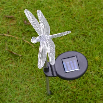 Dragonfly/Butterfly/Fågel Sol-Ljus Utomhus Lampa LED Trädgård Vattentät Ljus Solenergi Gräsmatta LEDDE Partiet Jul Dekoration