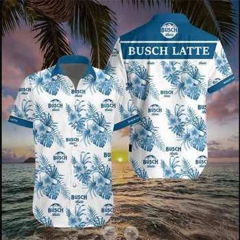 Dropshipping USA Storlek Mens Rolig Krona Tryckt kortärmad Skjorta Sommaren Royal Serie Whisky Män Casual Hawaii Beach Tröjor