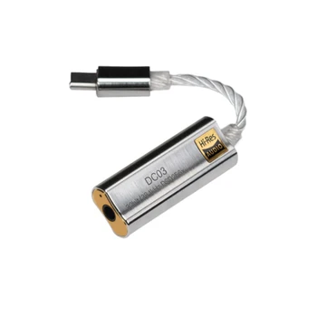 Dubbla DAC, Hörlursförstärkare Adapter Kabel för iBasso DC03 DC01 2,5 mm och 3,5 mm Stereo-USB-Adaptrar för Android PC ipad Anställer Typ-C