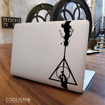 Dödsrelikerna Trollspö Laptop Dekal för Apple MacBook Pro Air Retina-Touch Bar 11 12 13 15 tums Vinyl Mac Mi Huden Notebook Klistermärke