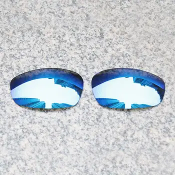 E. O. S Polariserade Utökad Ersättning Linserna till Oakley Split Jacket Solglasögon - Ice Blue Mirror Polarized