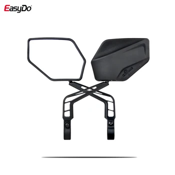 EasyDo 2st Cykel Cykel Styret vidvinklig Backspegel Ställbar MTB Styre Sidan Säkerhet Flexibel Backspeglar