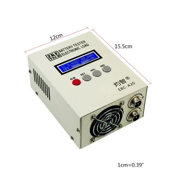 EBC-A20 Batteri Testare 30V 20A 85W Litium Bly-syra Batterier Kapacitet Prov 5A Avgift 20A Ansvarsfrihet Stöd PC-Programvara Kontroll