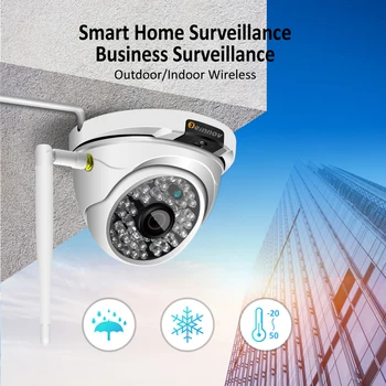 Einnov 8CH 2MP CCTV Trådlösa övervakningskamera System Videoövervakning IP-Kamera 12 tums LCD-NVR Kit Utomhus Dome IR-Ljus HD