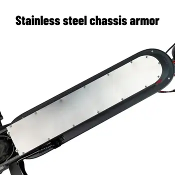 Elektrisk Skoter Chassi Aluminium Skydd Metall Guard Plate Armor Batteri Locket för M365 PRO Skoter