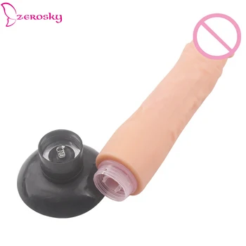 Enda Frekvens sugkopp Dildo sexleksaker för Kvinnan Dildo Vibrator Stor Dildo Vibrator G-Spot Stimulering av Vagina, Anal Massager