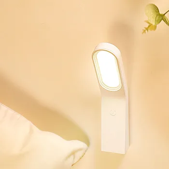 Enkel Magnetisk Multifunktionella nattlampa Handhållen Steglös Ljusreglering Ögonskydd LED skrivbordslampa telefonhållare Tryck på Switch