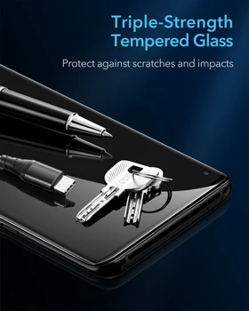 ESR Glas för OnePlus 8T Härdat Glas Fullt Täcka Skärmen Glas för OnePlus 8 8 Pro/7 7T Pro Skyddande Film skärmskydd