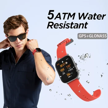 [finns i Lager] Globala Versionen Amazfit GTS Smart Klocka 5ATM vattentät 14 Dagar Batteri huami GPS-sport klocka för xiaomi IOS telefon