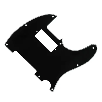 FLEOR 5st Blandade Färger 3Ply Gitarr Pickguard Scratch Plattan Mini Humbucker Pickguard för Standard-USA/Mexico Tele Stil Delar