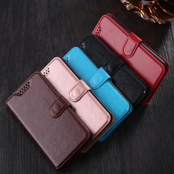 Flip Case För Huawei Honor 10 Lite Phone Bag bokomslag i Läder Väska Ursprungliga Mjuk TPU Silikon Telefon Skin fodral Med korthållare