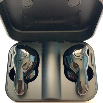 FOYOULAB Bästa Hörlurarna För Bas Trådlös Bluetooth-5.0 Headsetets brusreducerande TWS Hörlurar Med Mic-laddare För Android